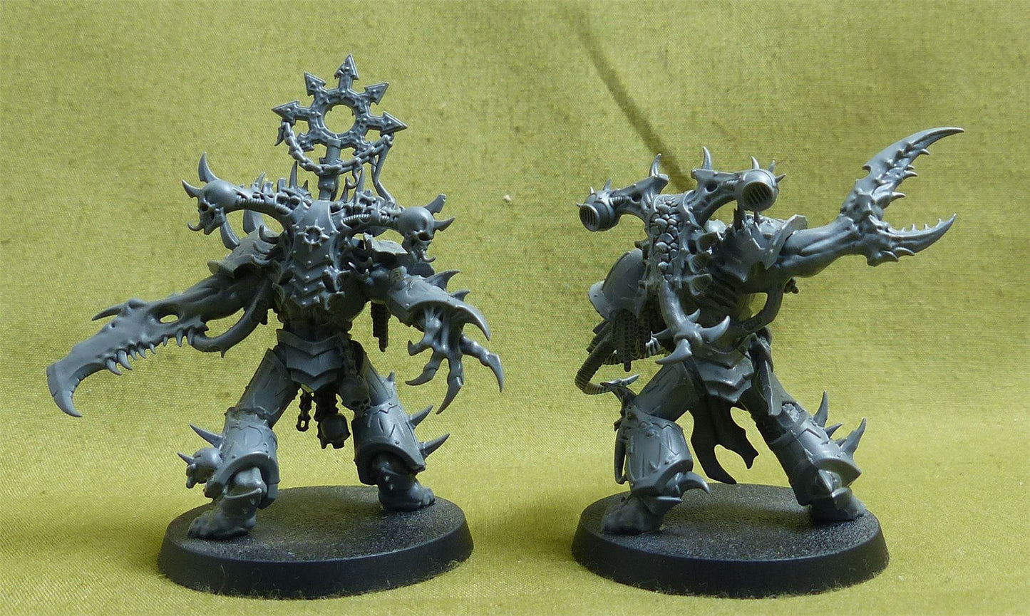Possessed set of 2 - Chaos Space Marines - Warhammer 40K #30Y