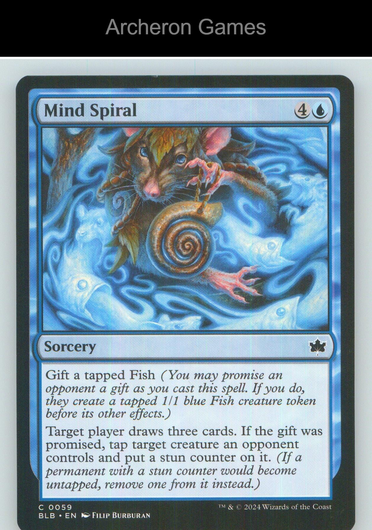 Mind Spiral BLB 59 C MTG Card NM/EX+