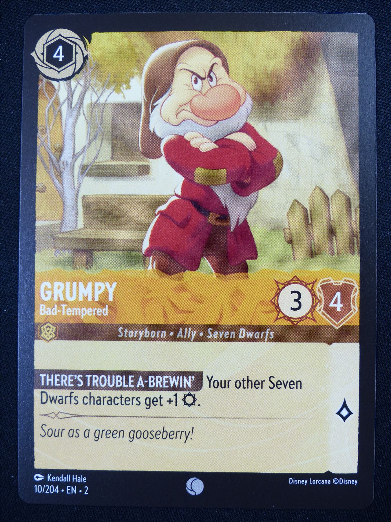 Grumpy 10/204 - Lorcana Card #4S9