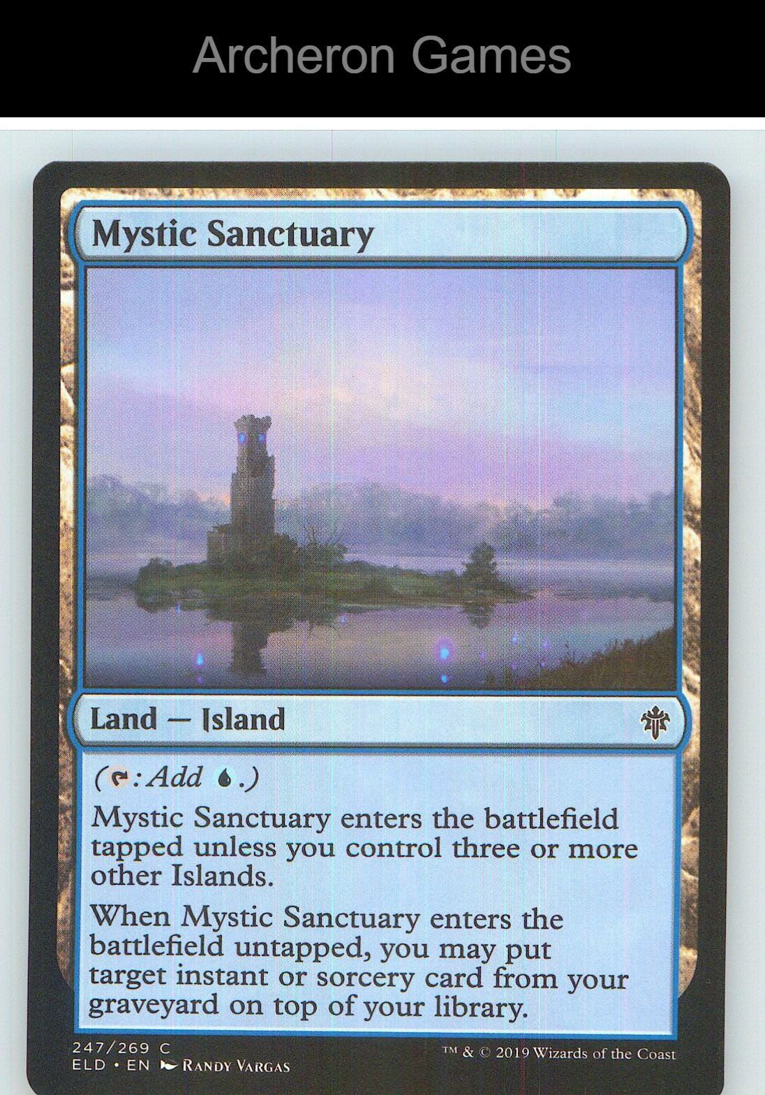Mystic Sanctuary ELD 247 C MTG Card NM/EX+