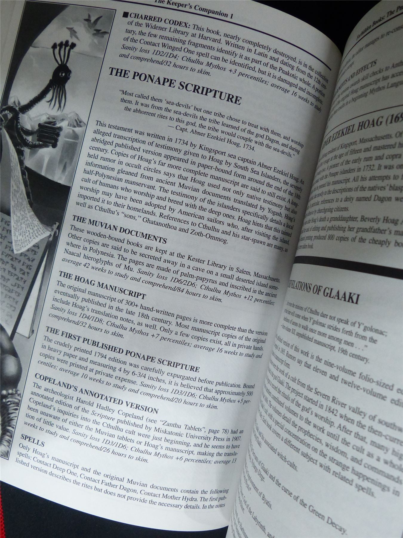 Call of Cthulhu: The Keeper's Companion vol 1 - Roleplaying Softback #2MH