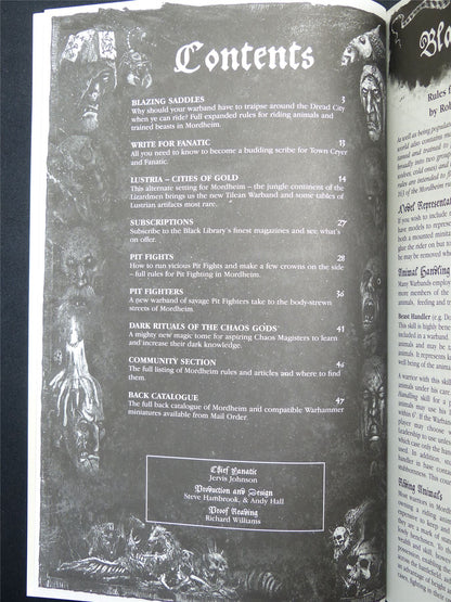Mordheim: Town Cryer #19 Bring Out yer Dead! - Games Workshop Magazine #1N4