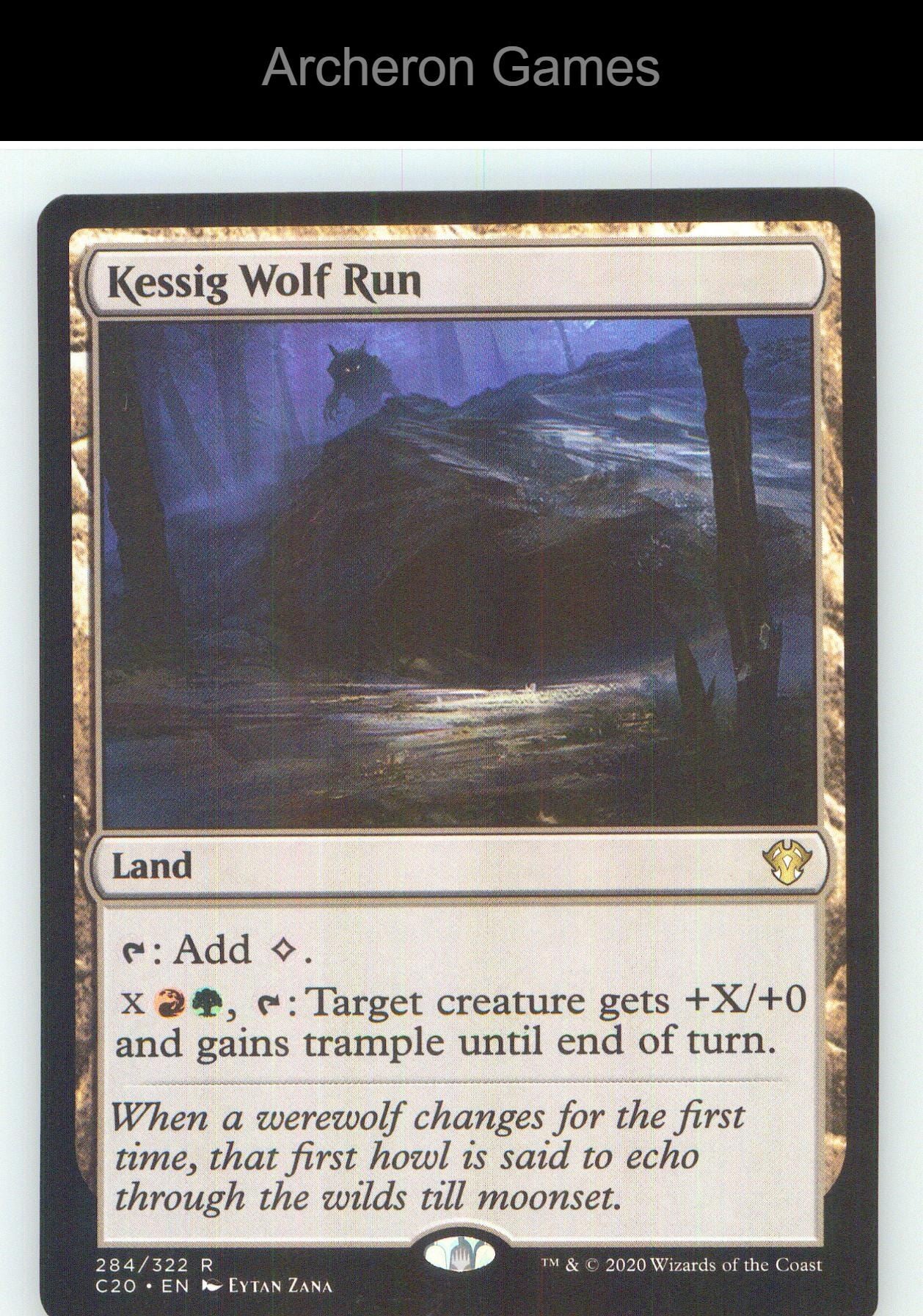 Kessig Wolf Run C20 284 R MTG Card NM/EX+