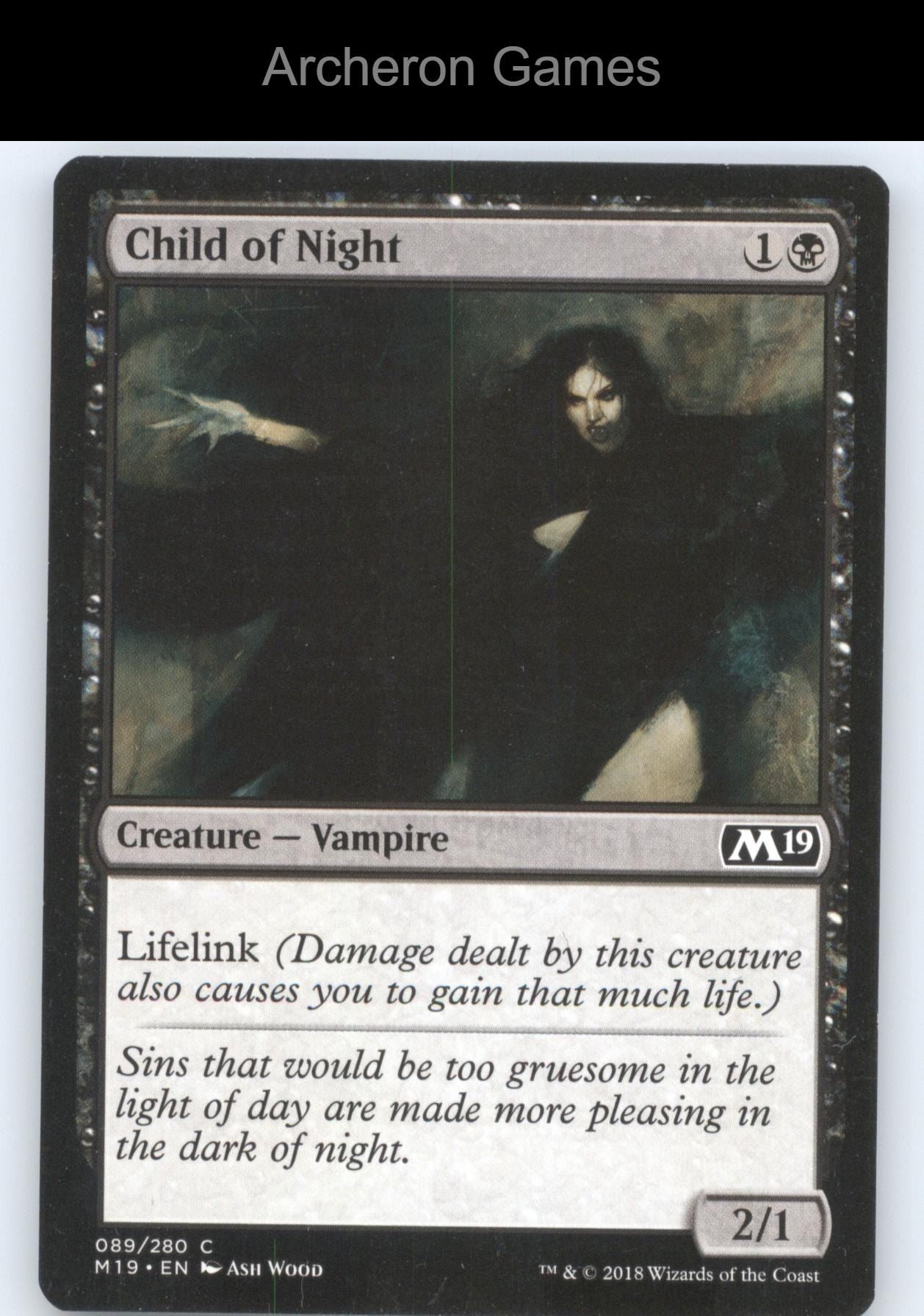 Child of Night 89 C MTG Card Core Set 2019