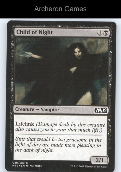 Child of Night 89 C MTG Card Core Set 2019