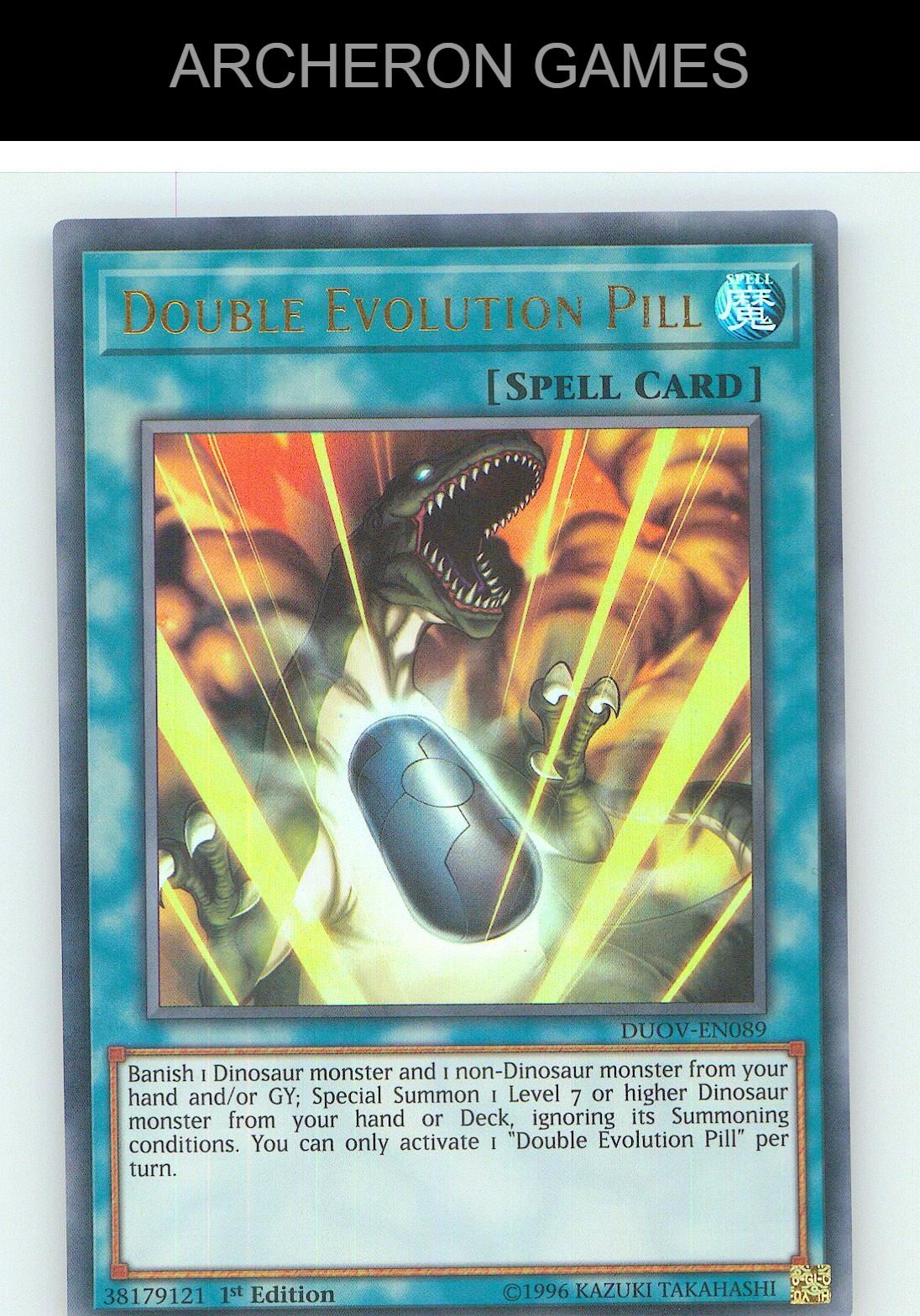 Double Evolution Pill Ultra Rare YUGIOH Card 1st Edition