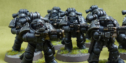 MKIII Tactical Squad set of 10 painted - Iron Hands - Warhammer Horus Heresy #2QH