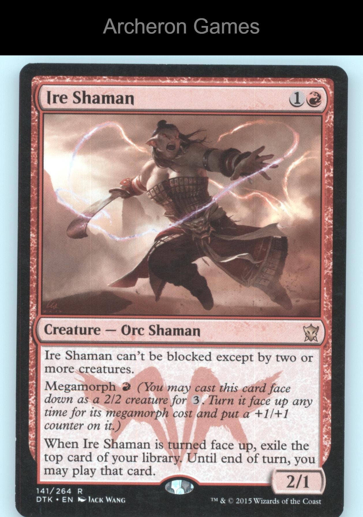 Ire Shaman 141 R MTG Card Dragons of Tarkir