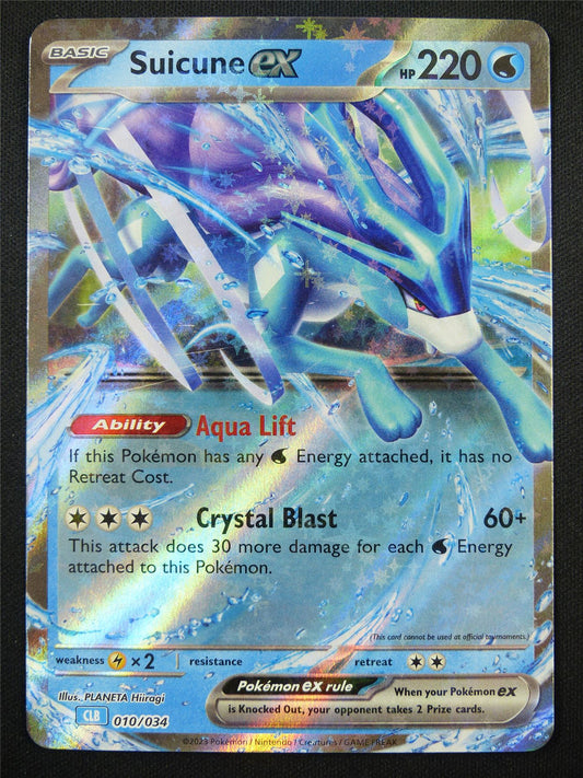 Suicune EX 010/034 CLB Holo - Classic Pokemon Card #5O2