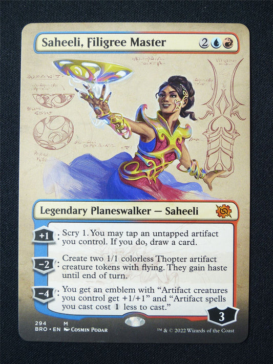 Saheeli Filigree Master Borderless - BRO - Mtg Card #3FC