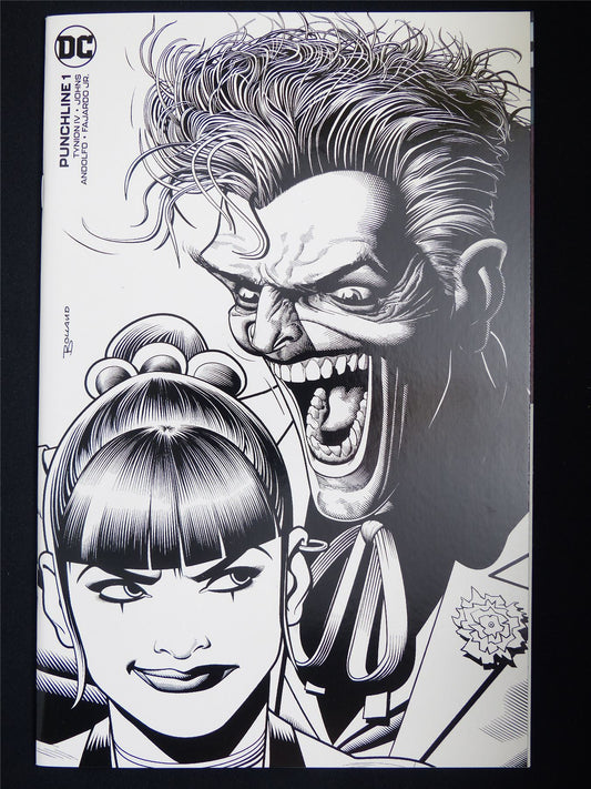 PUNCHLINE #1 B&W Cover - DC Comic #6J1