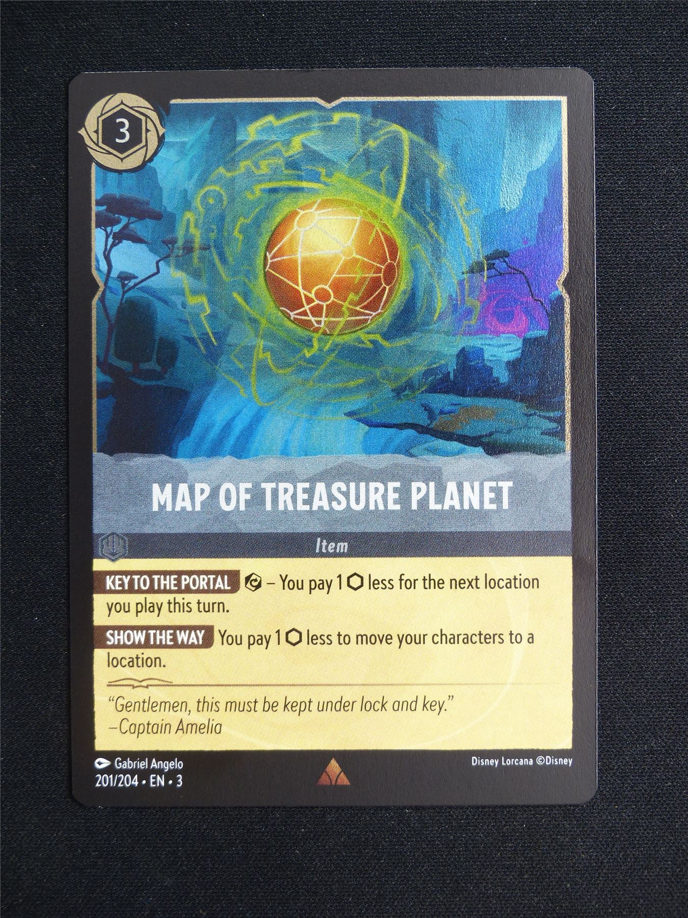 Map of Treasure Planet 201/204 Foil - Lorcana Card #20C