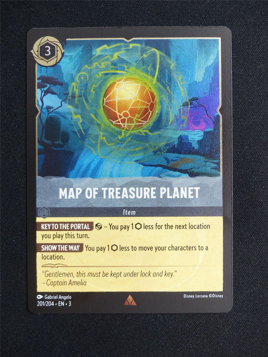 Map of Treasure Planet 201/204 Foil - Lorcana Card #20C