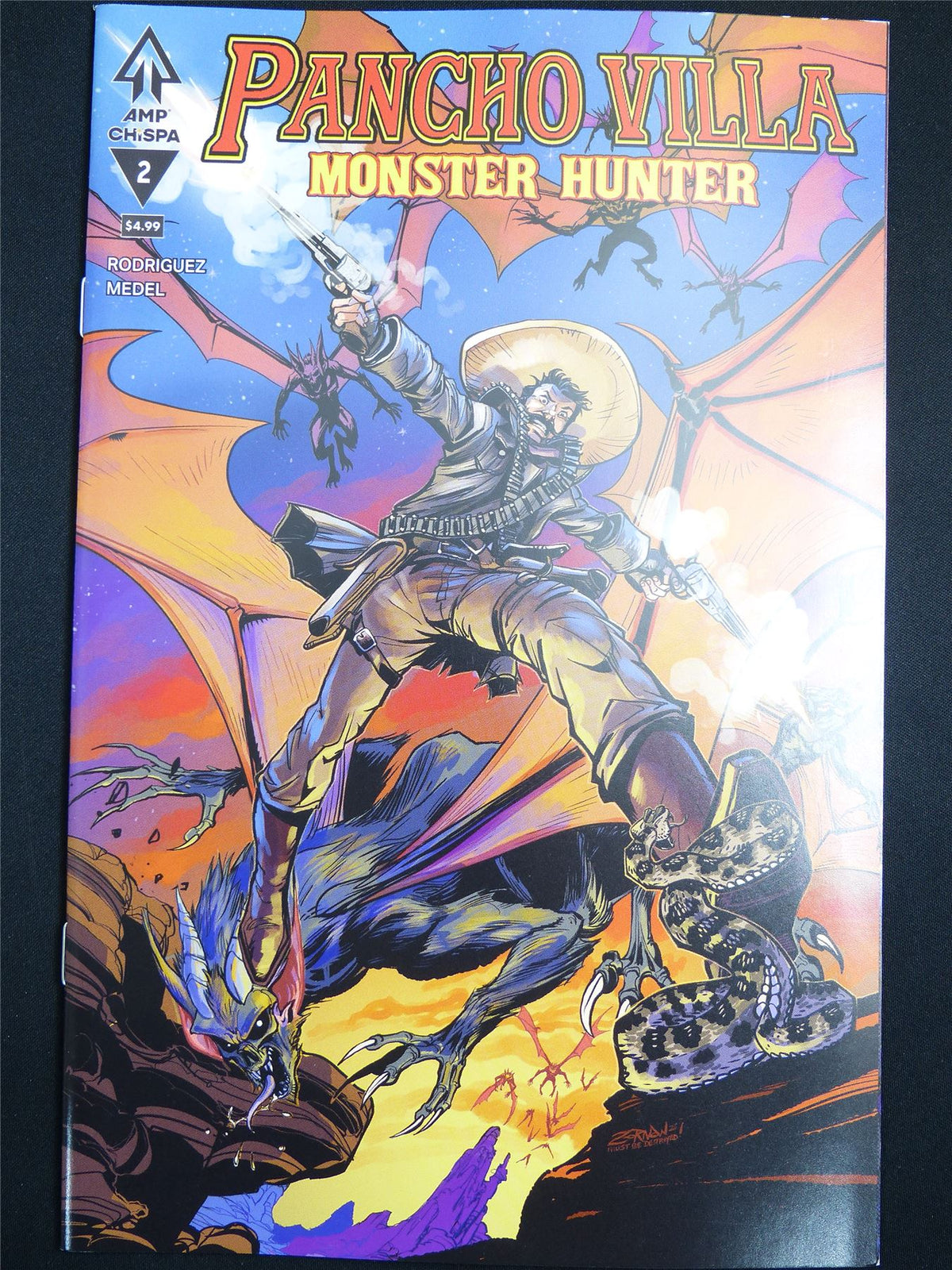 PANCHO Villa: Monster Hunter #2 Cvr A - Oct 2026 AMP Chispa Comic #51Z