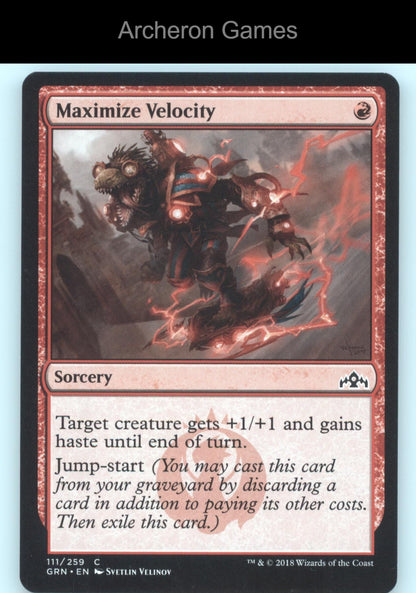 Maximize Velocity 111 C MTG Card Guilds of Ravnica