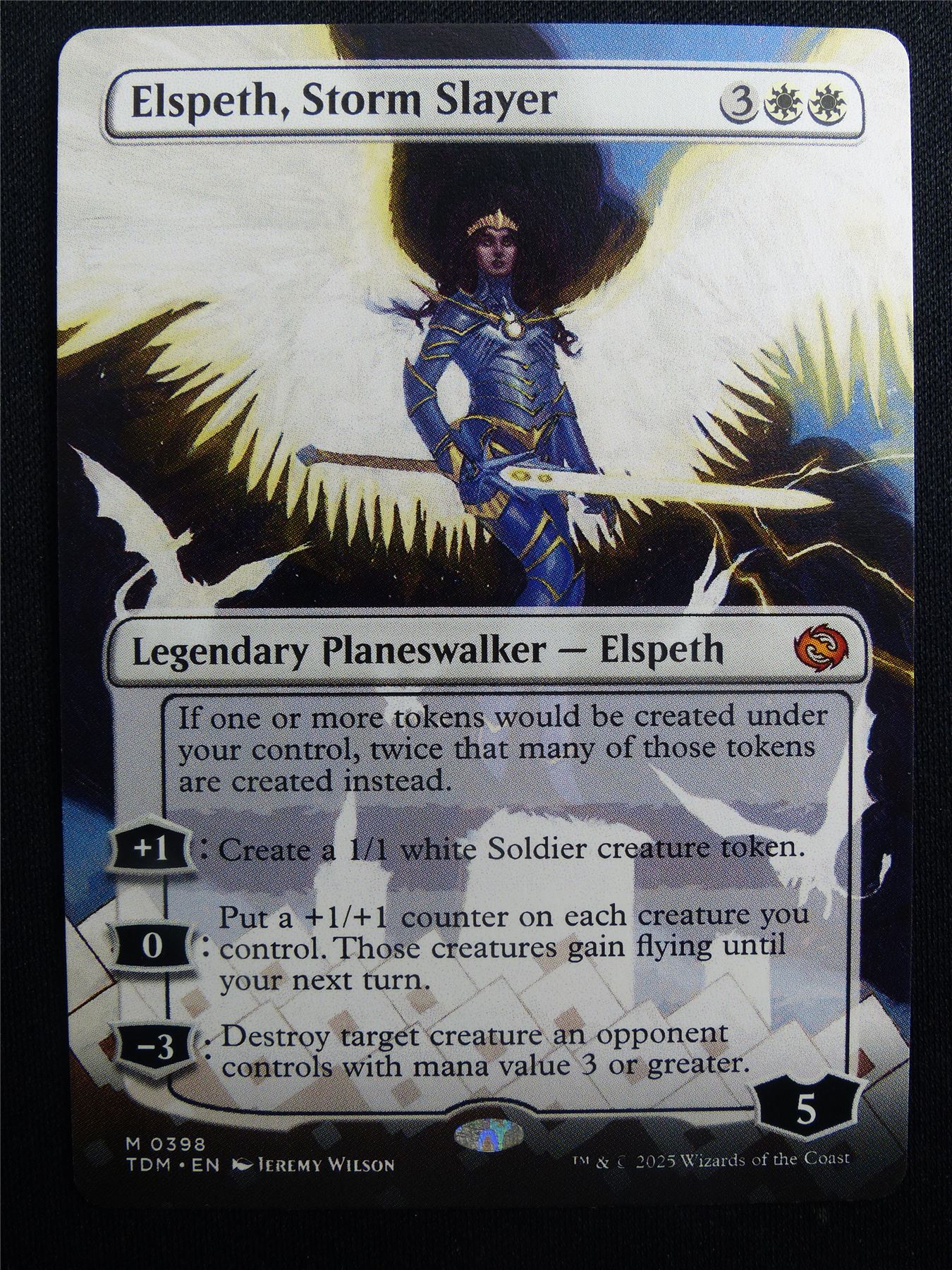 Elspeth Storm Slayer Borderless - TDM - Mtg Card #3EJ