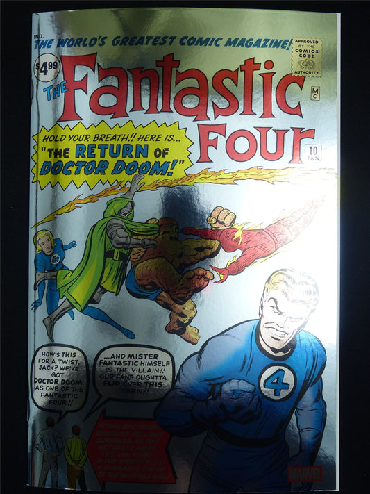 FANTASTIC Four #10 Facsimile Edition Foil Cover - Dec 2025 Marvel Comic #4WU