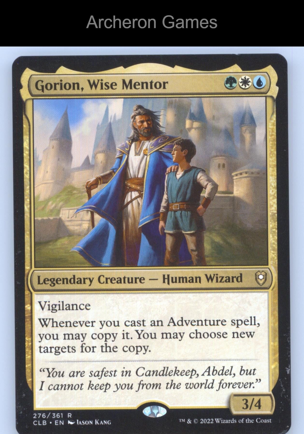 Gorion, Wise Mentor 276 R MTG Card Commander Legends: Battle for Baldur's Gate