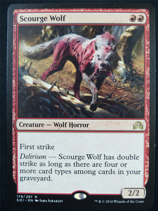 Scourge Wolf - SOI - Mtg Card #2Z5