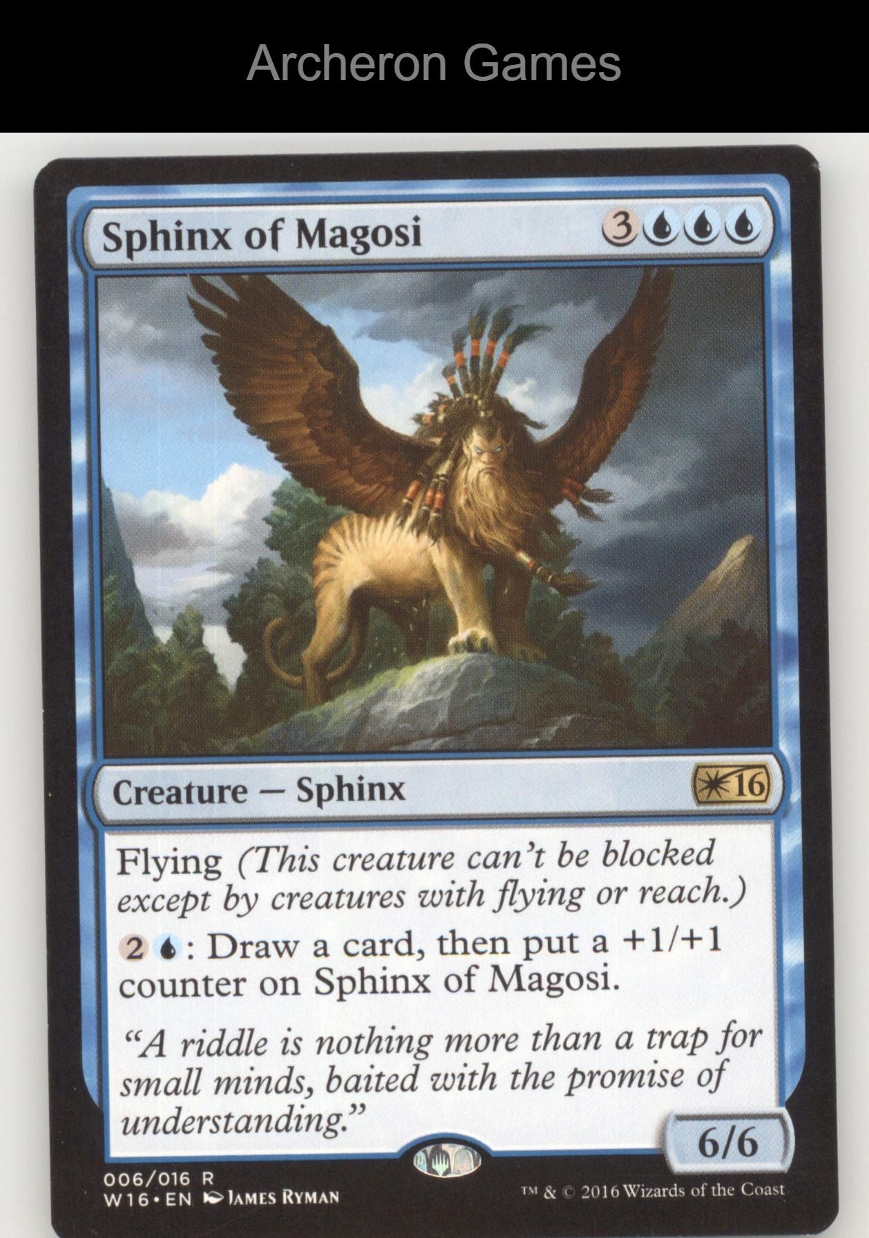 Sphinx of Magosi 6 R MTG Card Welcome Deck 2016