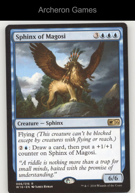 Sphinx of Magosi 6 R MTG Card Welcome Deck 2016