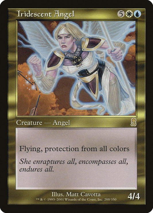 Mtg: ODY : Iridescent Angel -  - Minor Wear