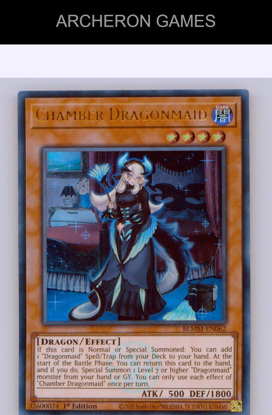 Chamber Dragonmaid Ultra Rare YUGIOH Card 1st Edition