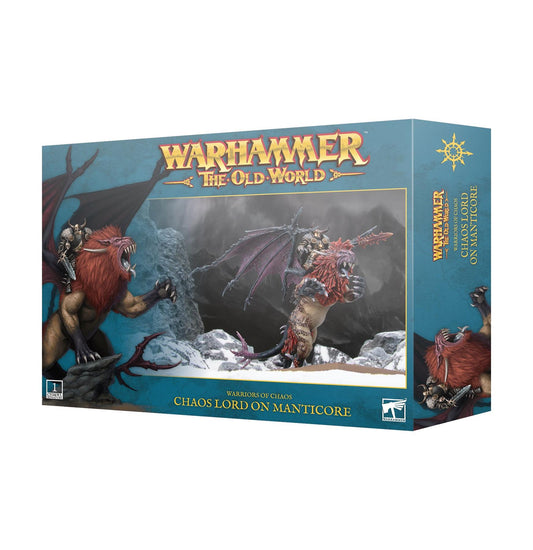 Chaos Lord on Manticore - Warriors of Chaos - Warhammer Old World - Available from 14/09/24