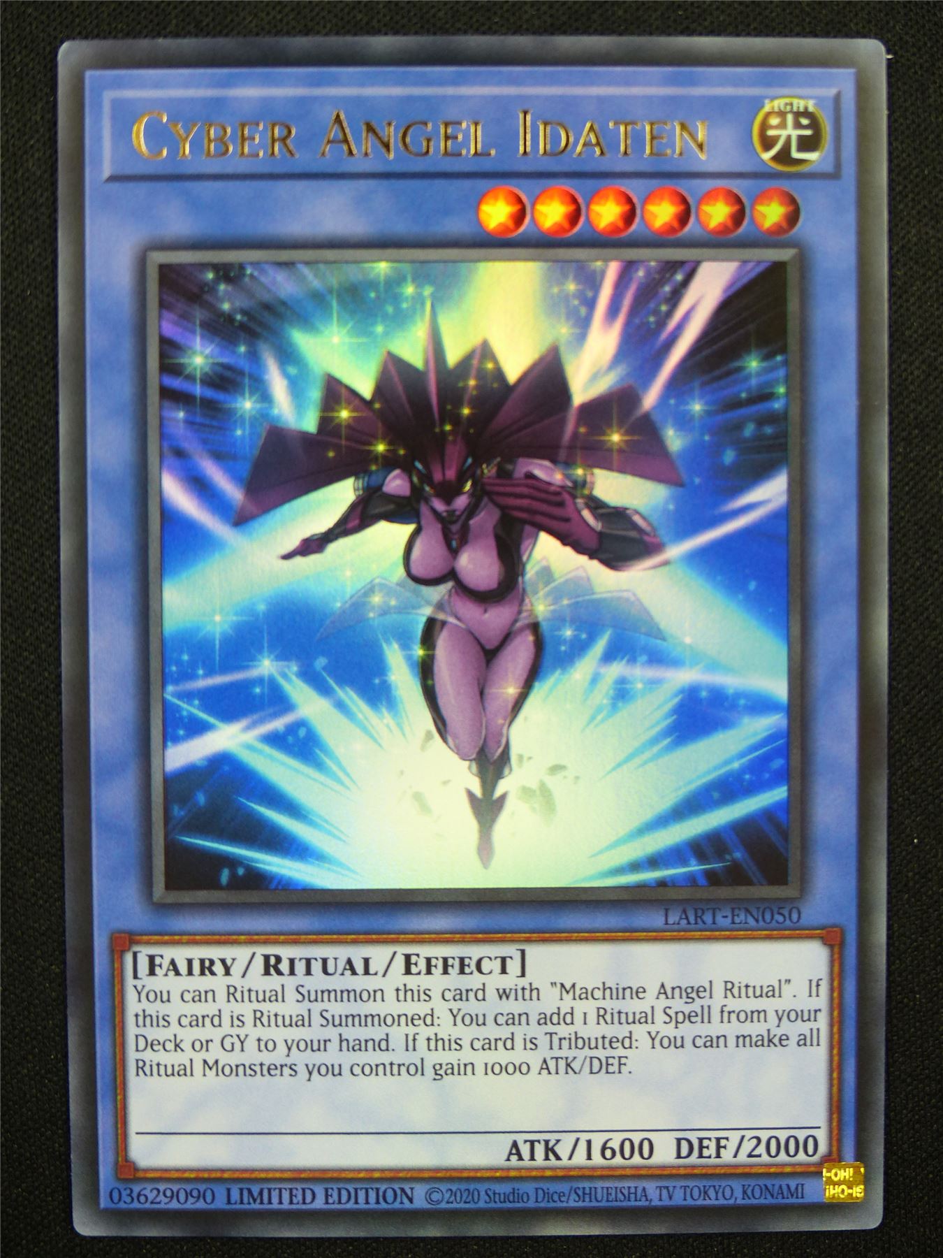 Cyber Angel Idaten LART Ultra Rare - lim ed Yugioh Card #40