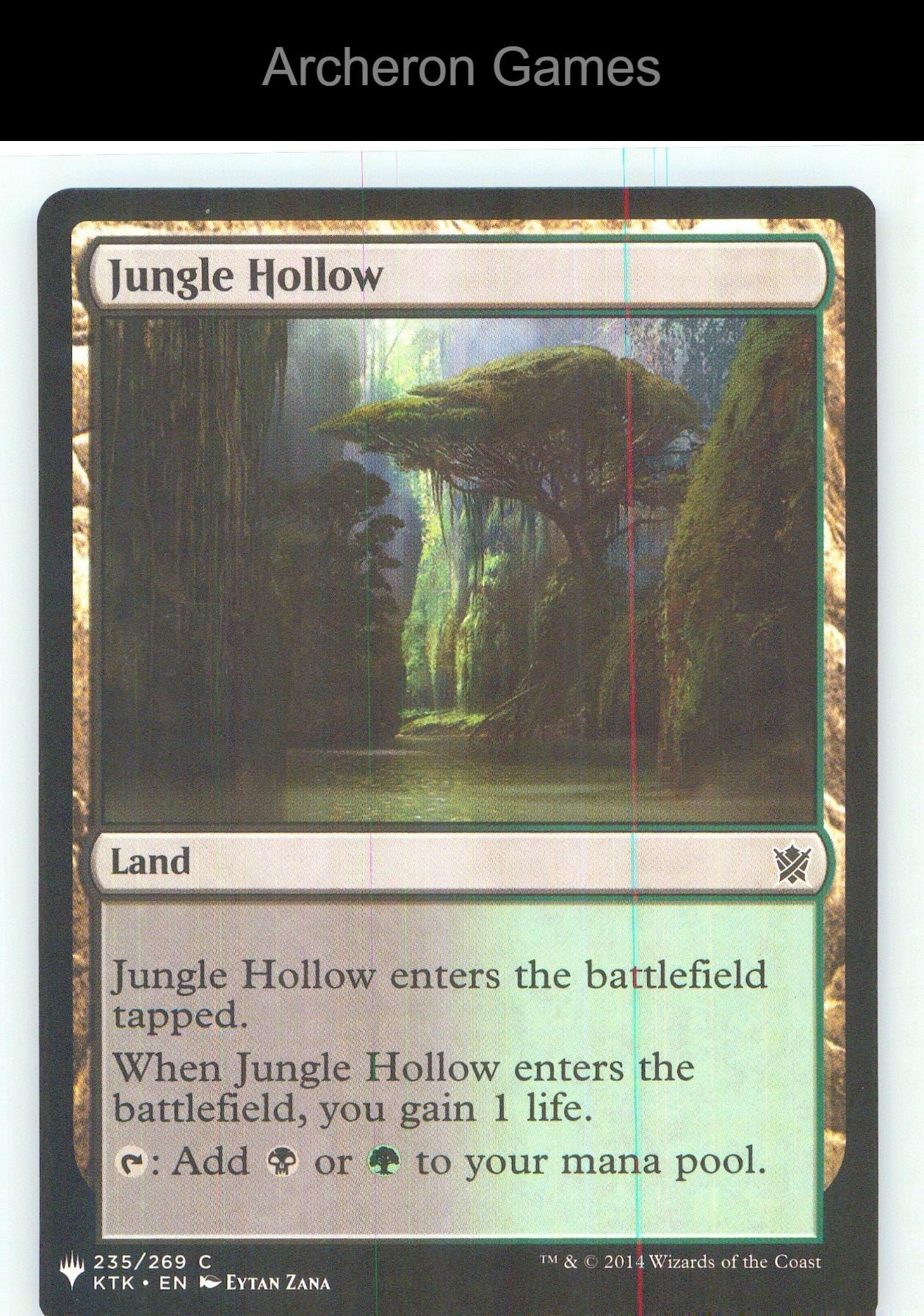 Jungle Hollow KTK 235 C MTG Card NM/EX+