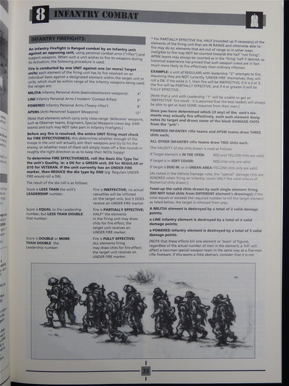 Dirtside II: Science Fiction Ground Combat Miniatures Rulebook Booklet #2SC