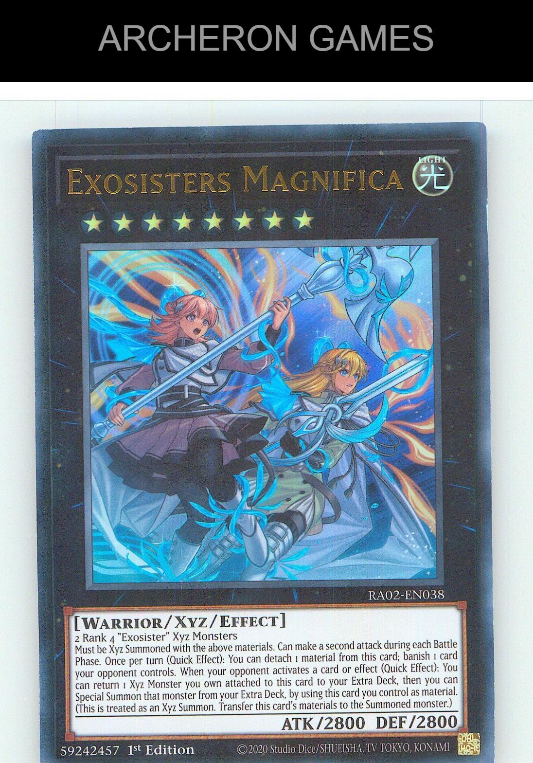 Exosisters Magnifica (UR) Ultra Rare YUGIOH Card 1st Edition