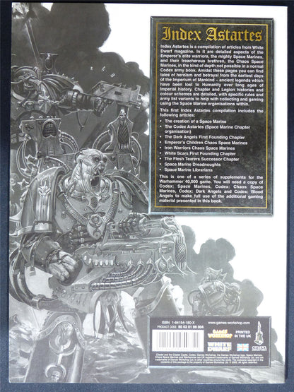 Index Astartes 2002 Softback - Warhammer 40K #1P0