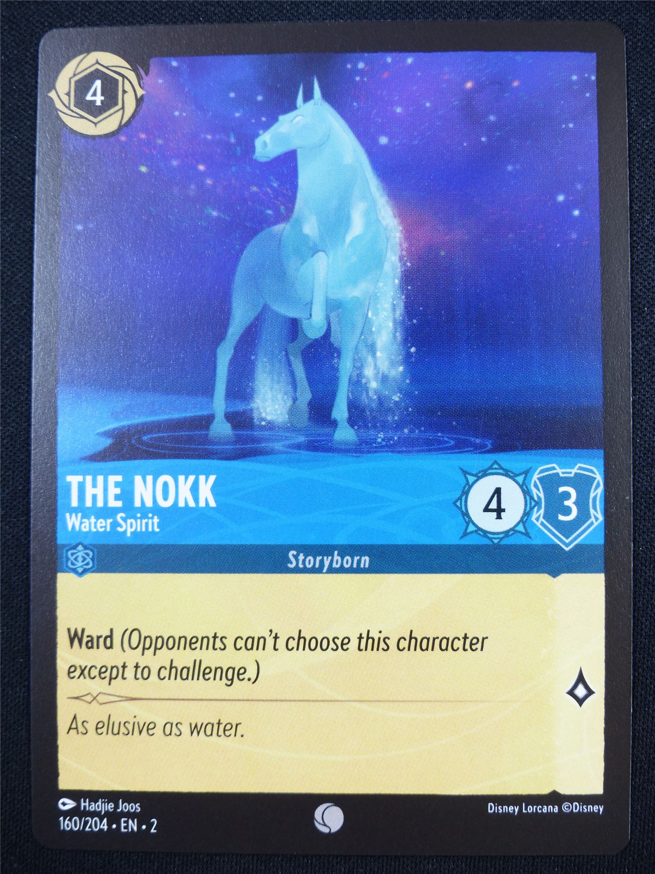 The Nokk Water Spirit 160/204 - Lorcana Card #4P7