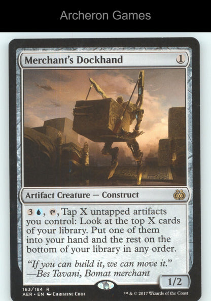 Merchant's Dockhand 163 R MTG Card Aether Revolt