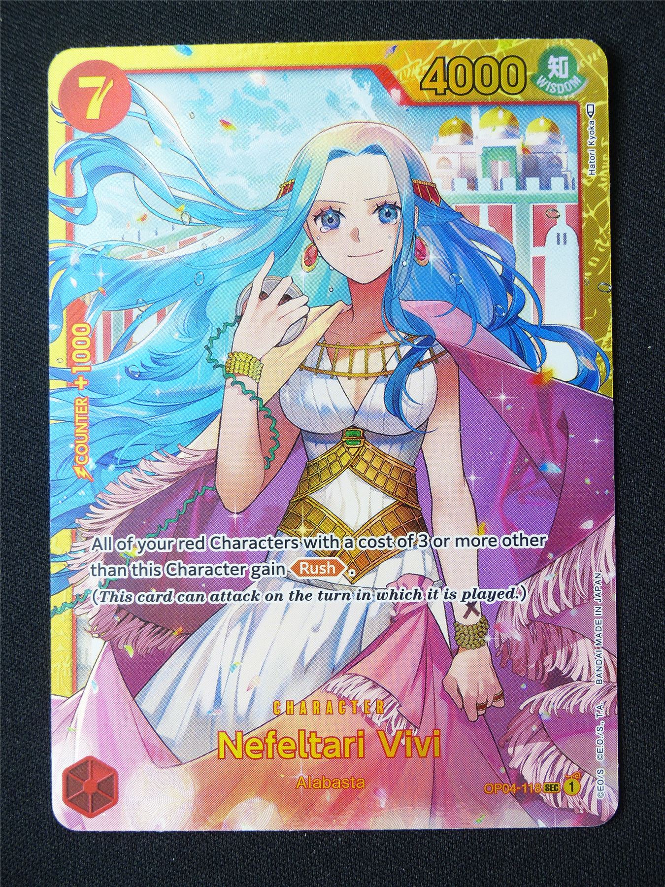 Nefeltari Vivi OP04-118 SEC Foil - One Piece Card #922