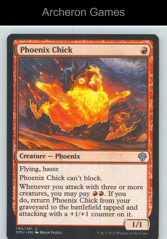 Phoenix Chick DMU 140 UC MTG Card NM/EX+