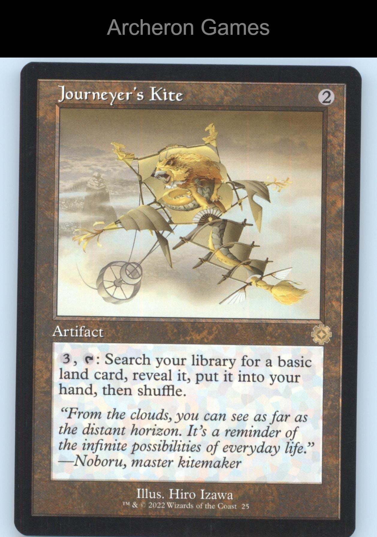 Journeyer's Kite 25 R MTG Card The Brothers' War: Retro Frame Artifacts