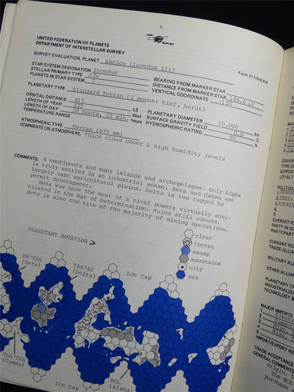 Space Opera: Incedus III An Espionage Mission - Roleplay Booklet #2S7