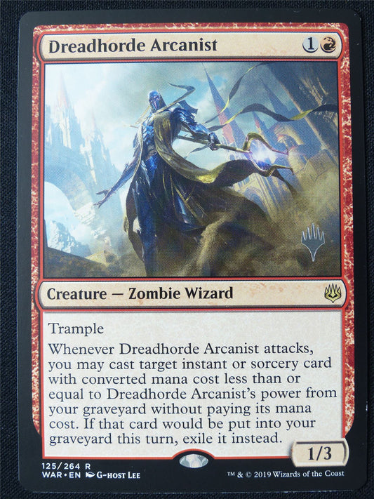 Dreadhorde Arcanist Promo stamped - WAR - Mtg Card #1NR