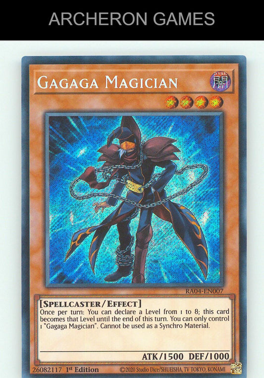 Gagaga Magician (PUR) SEC YUGIOH Card