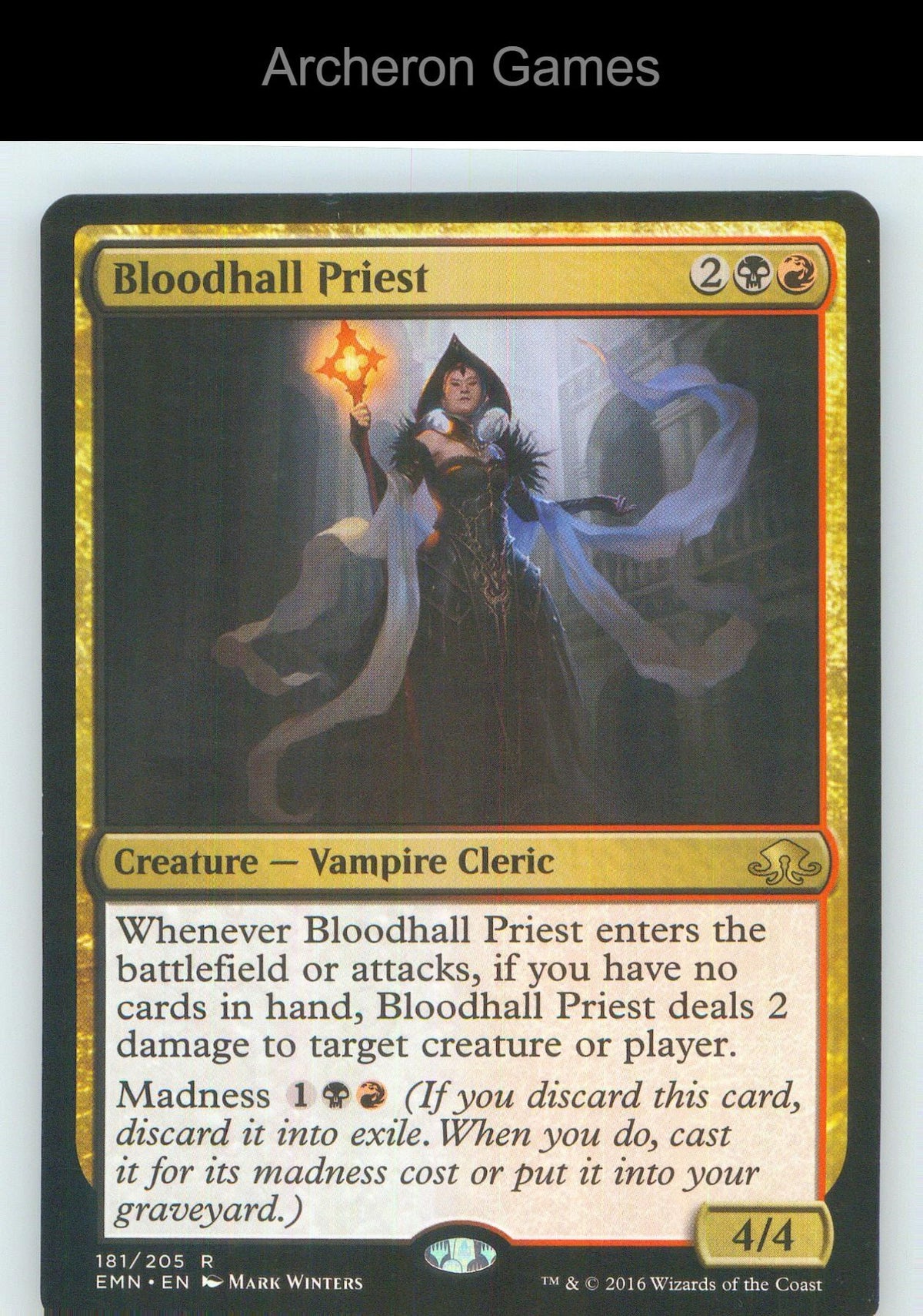 Bloodhall Priest EMN 181 R MTG Card NM/EX+