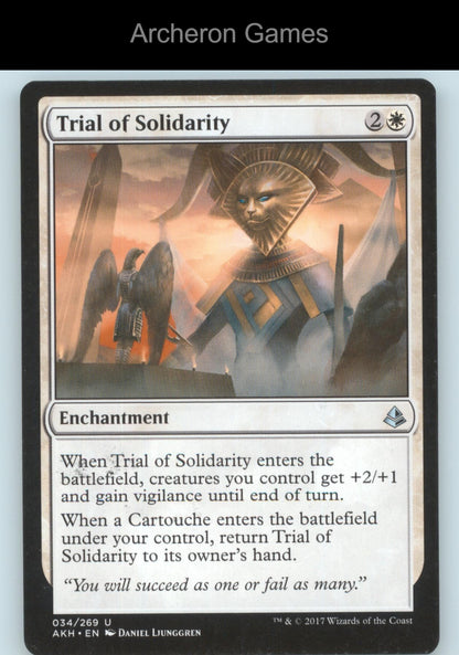 Trial of Solidarity 34 UC MTG Card Amonkhet