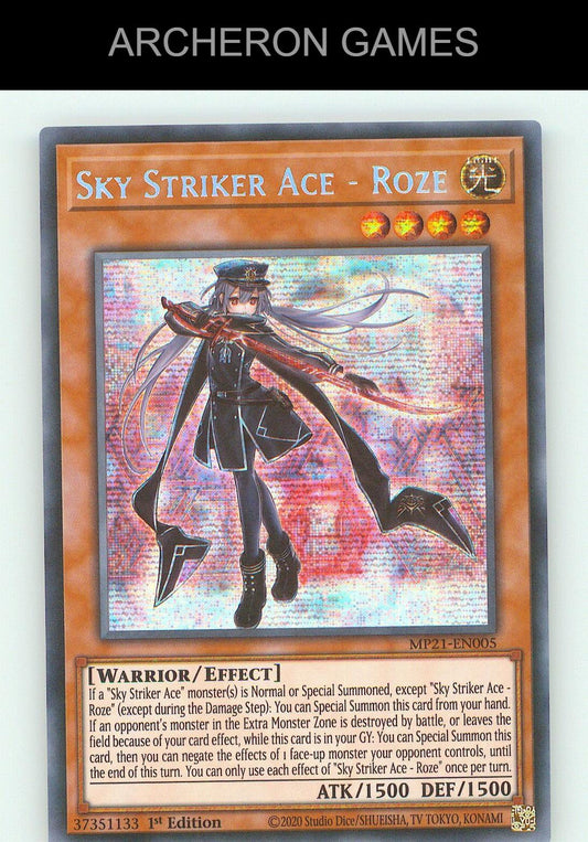 Sky Striker Ace - Roze SEC YUGIOH Card
