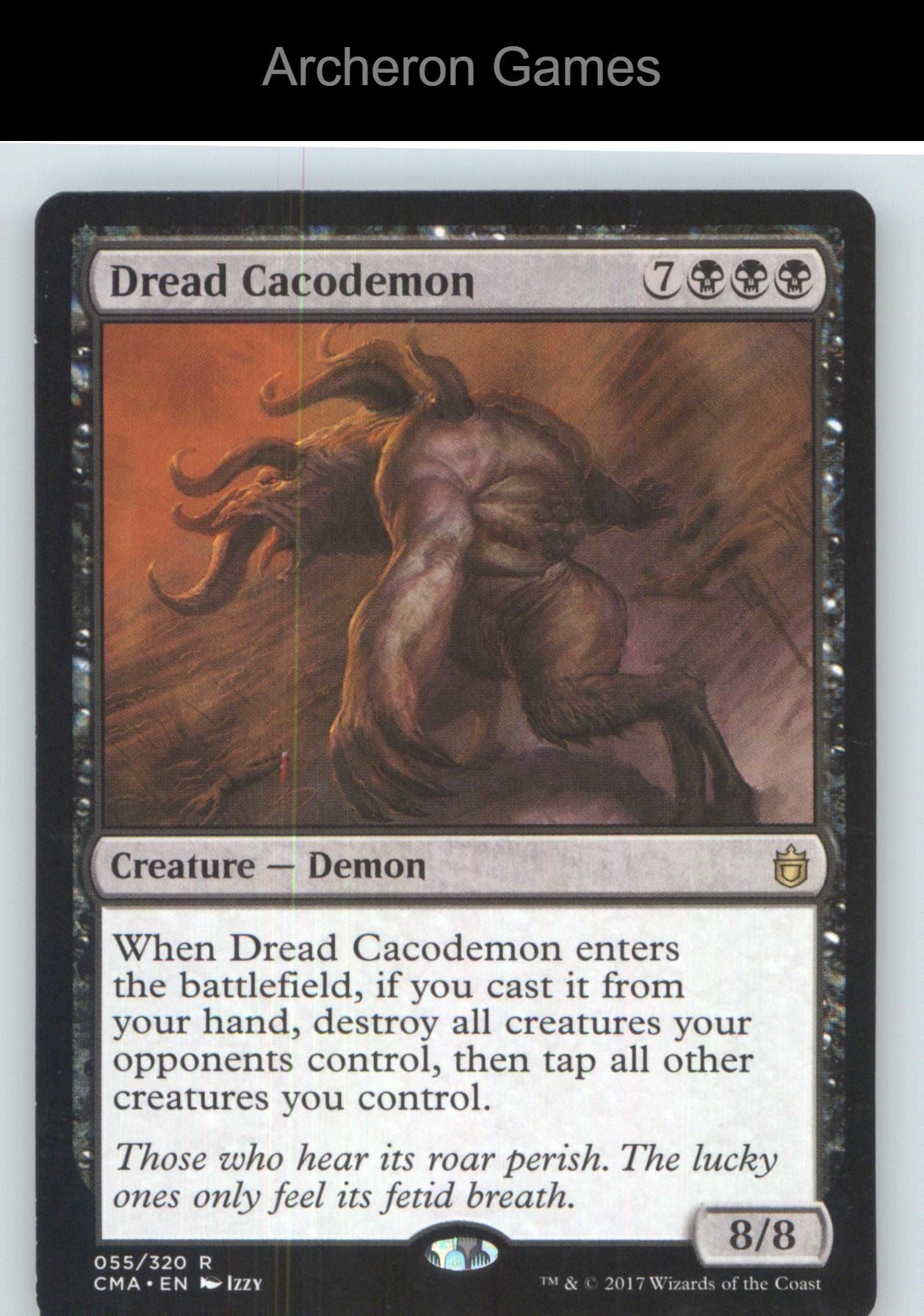 Dread Cacodemon CM1 55 R MTG Card NM/EX+