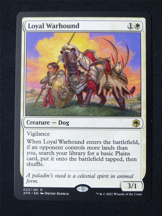 Loyal Warhound - AFR - Mtg Card #2XN