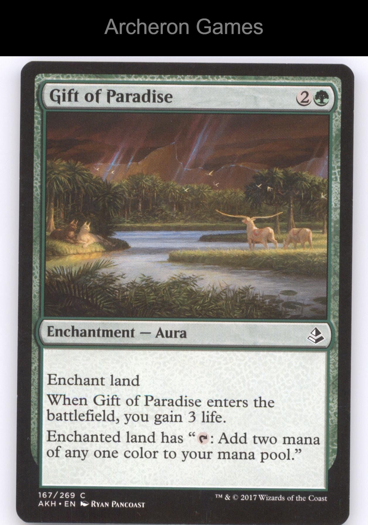 Gift of Paradise 167 C MTG Card Amonkhet