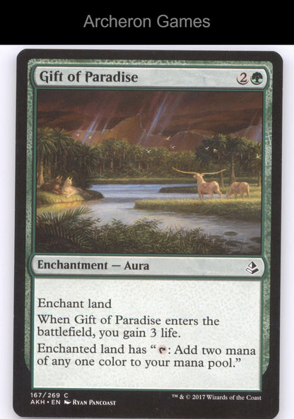 Gift of Paradise 167 C MTG Card Amonkhet