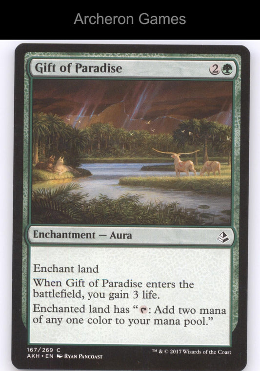 Gift of Paradise 167 C MTG Card Amonkhet