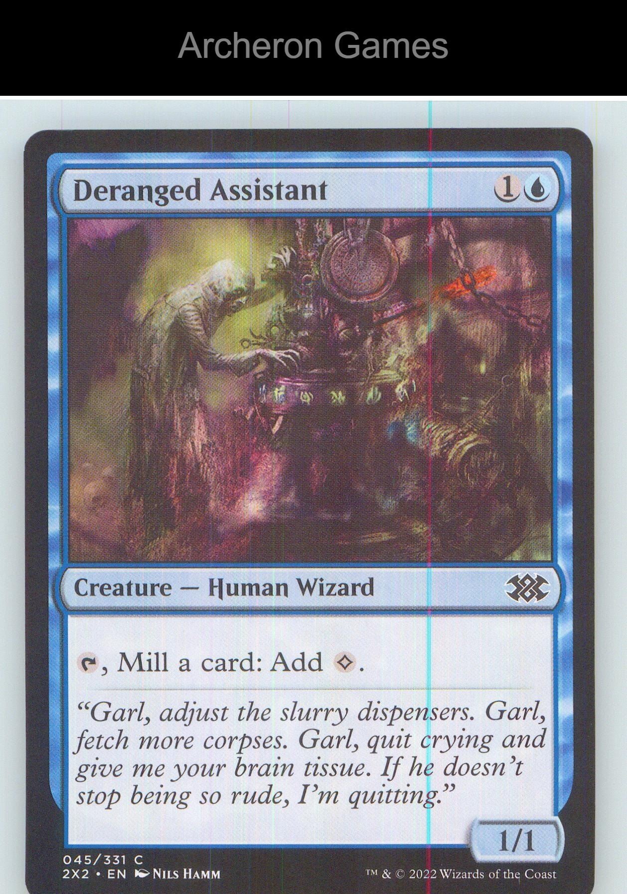 Deranged Assistant 2X2 45 C MTG Card NM/EX+